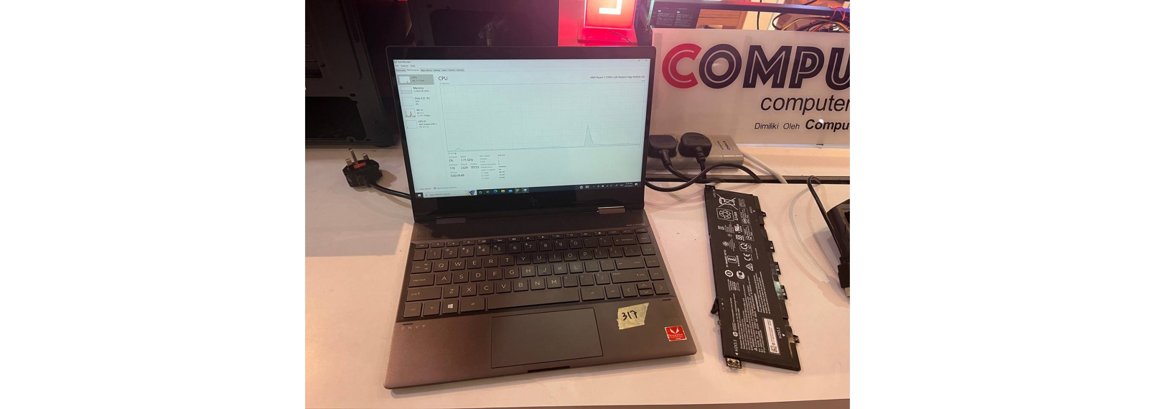 How to Replace Thermal Paste and Battery for HP Envy x360 13ag0003au