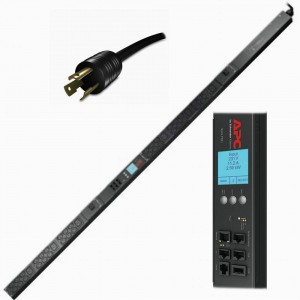 Bekalan Kuasa Terganggu PDU Rak 2G, Metered mengikut Outlet dengan Penukaran, ZeroU, 30A, 200/208V, (21) C13 & (3) C19
