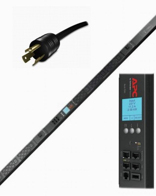 Bekalan Kuasa Terganggu PDU Rak 2G, Metered mengikut Outlet dengan Penukaran, ZeroU, 30A, 200/208V, (21) C13 & (3) C19