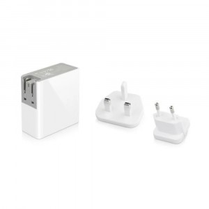 Macally HOME24U 24W Dual-Port USB Wall Charger
