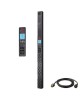 Bekalan Kuasa Terganggu PDU Rak 2G, Metered, Zero U, 20A, 208V, (18) C13 & (2) C19, Kabel L620