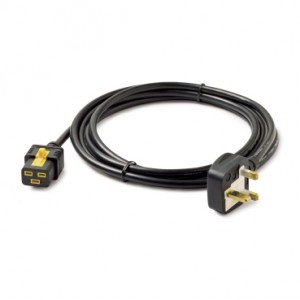 Kabel Kuasa, Mengunci C19 ke BS1363A (UK), 3.0m