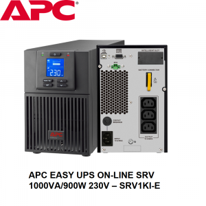 Bekalan Kuasa Terganggu APC Easy UPS On-Line SRV 1000VA 900W 230V