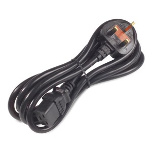Kabel Kuasa, C19 ke BS1363A (UK), 2.4m