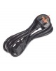 Kabel Kuasa, C19 ke BS1363A (UK), 2.4m