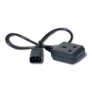 Kabel Kuasa, C14 ke BS1363 (UK), 0.6m