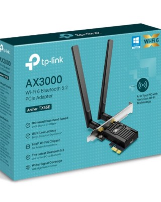 TP-Link Archer TX55E AX3000 Wi-Fi 6 Bluetooth 5.2 PCIe Adapter