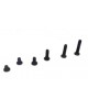 LAPTOP / NOTEBOOK SCREW Flat Head M2.5*B OR M3*B ( Multiple Sizes ) - 10PCS - BLACK ZINK image