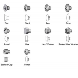 SCREW FOR COMPUTER / LAPTOP #6-32 *B M3.5 *B COMMON USE - BLACK ZINK / Nickel Plated-Silver image