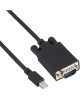 Elecom MINI DisplayPort to VGA 1M - ( AD-MDPVGA10BK ) image