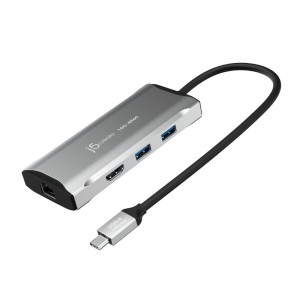 j5 create 4K60 Elite USB-C® 10Gbps Travel Dock Aluminum 2 YW - JCD392