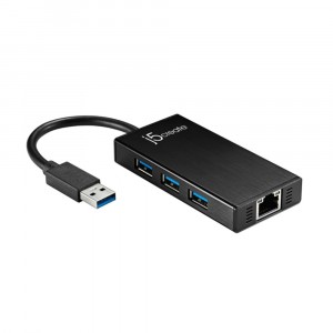 j5 create USB™ 3.0 Multi-Adapter Gigabit Ethernet & 3-Port USB™ 3.0 HUB - JUH470 image