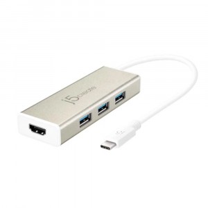 j5 create USB-C™ 3.1 3-Port USB™ 3.0 Hub & 4K HDMI™ - JCH451 image