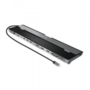 j5 create USB-C™ Triple Display Docking Station Aluminum (Silver & Black) 2YW - JCD543 image