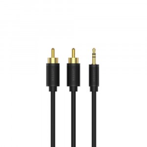 Showing image for Unitek 3.5mm Plug to 2 RCA Audio Video Cable (Y-C938BK) Unitek 3.5mm Plug to 2 RCA Audio Video Cable (Y-C938BK) image