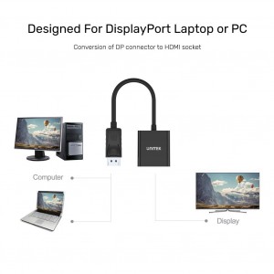 Unitek DisplayPort to HDMI 1080P Full HD Adapter (Y-5118DA) image