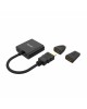 Unitek HDMI to VGA Adapter with 3.5mm for Stereo Audio plus Mini & Micro HDMI Adapter (Y-6355) image
