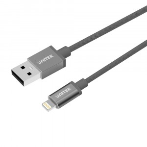 Unitek MFi Certified USB-A to Lightning Cable (Y-C499AGY)