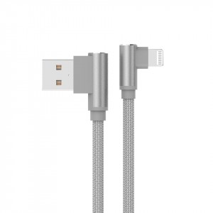 Unitek Right Angle USB-A to Lightning Cable (C14055GY)