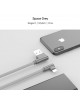 Unitek Right Angle USB-A to Lightning Cable (C14055GY) image
