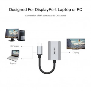 Showing image for Unitek USB-C to VGA Adapter (Y-6315) Unitek USB-C to VGA Adapter (Y-6315) image