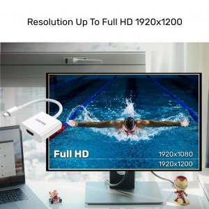 Unitek Mini DisplayPort to HDMI 1080P Full HD Adapter (Y-6325WH) image