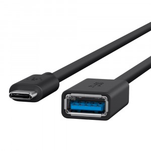 Belkin USB-C to USB-A Adapter  Black F2CU036btBLK