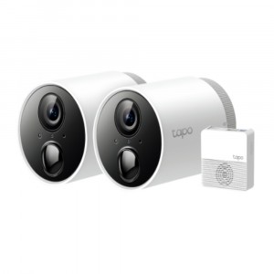 TP-Link Tapo C400S2 Smart Wire-Free Security Camera System, 2-Camera System
