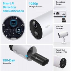 TP-Link Tapo C400S2 Smart Wire-Free Security Camera System, 2-Camera System image