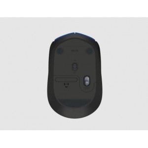 Logitech M171 Wireless Mouse, 2.4 GHz with USB Nano Receiver, Optical Tracking, Ambidextrous - 910-004656 ( Blue )