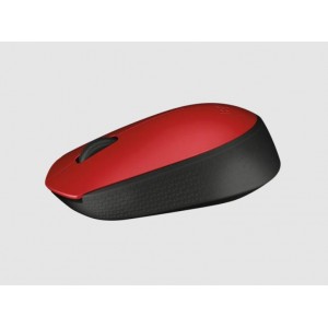 Logitech M171 Wireless Mouse, 2.4 GHz with USB Nano Receiver, Optical Tracking, Ambidextrous -910-004657 ( Red ) image
