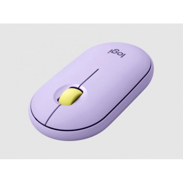 LOGITECH M350 PEBBLE WIRELESSS MOUSE LAVENDER LEMONADE