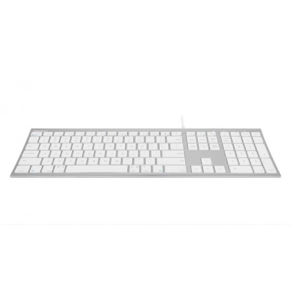 Macally Aluminum Ultra Slim Usb C Wired Keyboard For Mac And Pc