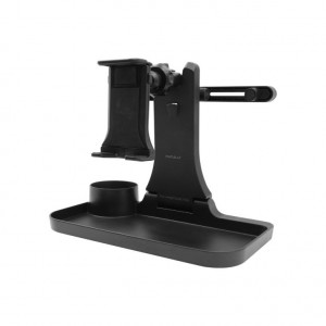 MACALLY Dual Position Car Seat Headrest Tablet Mount with Table Tray (HRMOUNTPROTRAY) image