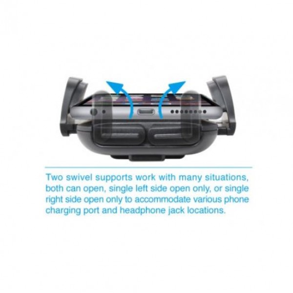 MACALLY Fully Adjustable Car Vent Mount for Smartphones and most GPS