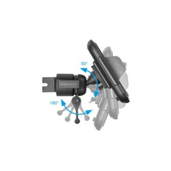 MACALLY Fully Adjustable Car Vent Mount for Smartphones and most GPS
