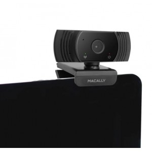 MACALLY High Definition 1080P Video Webcam for PC and Computer, Home, School, and Business