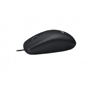 Logitech M100r Wired USB Mouse, 3-Buttons, Ambidextrous PC / Mac / Laptop - 910-005005 ( Dark Black ) image