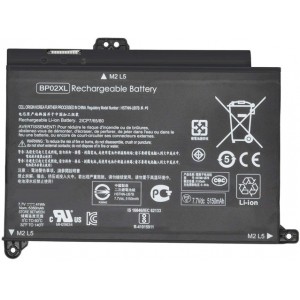 Battery BP02XL LI-ION 7.7V 5150MAH 1YW For HP Laptop - BTYHPC202262 image