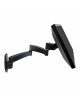 Ergotron 200 Series Wall Monitor Arm, 2 Extensions Single Monitor Mount (45-234-200) image
