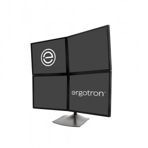 Ergotron DS100 Quad-Monitor Desk Stand Four-Monitor Mount (33-324-200) image