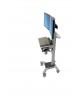 Ergotron WorkFit-C Dual Sit-Stand Workstation Office Mobile Desk (24-214-085) image