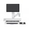 Ergotron SV Combo Arm with Worksurface & Pan (white) Keyboard & Monitor Mount Workstation (45-583-216)
