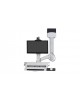 Ergotron SV Combo System with Worksurface & Pan Small CPU Holder (white) Keyboard & Monitor Mount Workstation (45-594-216) image