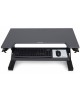 Ergotron WorkFit-TL Standing Desk Workstation (black with grey surface) Sit-Stand Desk Converter - Large Surface (33-406-085) image