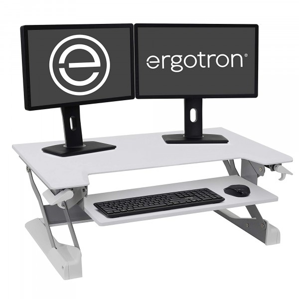 Ergotron WorkFitTL Standing Desk Workstation (white) SitStand Desk