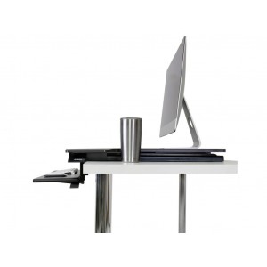 Ergotron WorkFit-TX Standing Desk Converter Sit-Stand Desk Workstation - Height-Adjustable Keyboard (33-467-921)