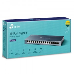 TP-Link TL-SG116 16-Port Gigabit Desktop Switch image