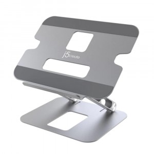 j5 create Multi-Angle Laptop Stand Aluminum (Space Gray / Silver) 2 YW - JTS127 image