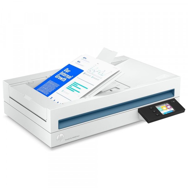 Scanjet Printer HP ScanJet Pro N4600 fnw1 Flatbed Scanner 20G07A